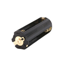New 2PCS 18650 Battery Tube + 2PCS AAA Battery Holder for Flashlight Torch Lamp