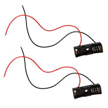 10Pcs 23A/A23 Battery (12V) Clip Holder Box Case Black