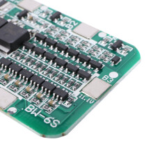 2X 6S 15A 24V PCB BMS Placa de ProteçãO de Carregador para 6 18650 Li-Ion MóDulo de CéLula de Bateria de LíTio Kit DIY