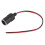 2X Car Charger Power Cigarette Lighter Female Socket Black with 26cm Cable 3