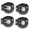 4 Pcs CR2450 Coin Cell Button Battery Socket Holder Case 2 Pins Black 1