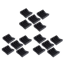 15Pcs Li-Ion DIY Battery Plastic Case Holder for 4X3.7V 18650 Battery