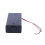 3X 3.7V 2X 18650 Battery Holder Connector Storage Case Box /OFF  with Lead 6
