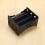 10 Pcs Black Plastic 3 x 3.7V 18650 Batteries 6 Pin Battery Holder Case 3