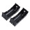 Plastic Single 26650 Battery Holder Case Storage BoX 20Pcs Black 2