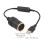 2X USB 5V to 12V Car Cigarette Lighter Socket Power Female Converter Adapter Cable 5