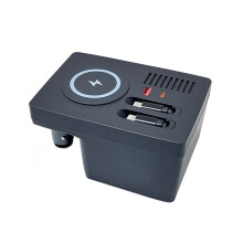 Car Accessories for A4L B9 A5 S5 LHD USB Type-C Fast Wireless Charger Shunt Docking Station Car Interior