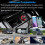2X Quick Charge 3.0 USB Charger Socket, 12V/24V Dual USB Car Power Outlet Cigarette Lighter with LED Voltmeter 7