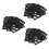 60X 18650 Lithium Battery Double Holder Bracket for DIY Cell Pack Black 1