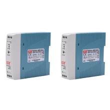 2X Mdr-20 5V 20W Alimentation Sur Rail Din Alimentation Du Régulateur de Tension Du Conducteur Ac- 110V 220V