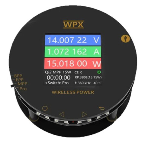 Multi Functional Qi2 Tester Magnetic Wireless Charging Test 15W Fast Charging Wireless Charging Debugger Repair