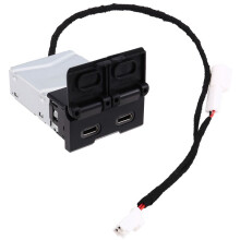 Car Charger Type-C PD Quick Charge Auto Phone Charging Adapter Button for Camry Avalon Highlander Levin RAV4 Accessories