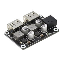 Podwójna Szybka Ładowarka Samochodowa USB z Modułem Ładowania Buck 6V-30V, Pojedynczy Port 18W do Płyty Samochodowej QC2.0 QC3.0 B