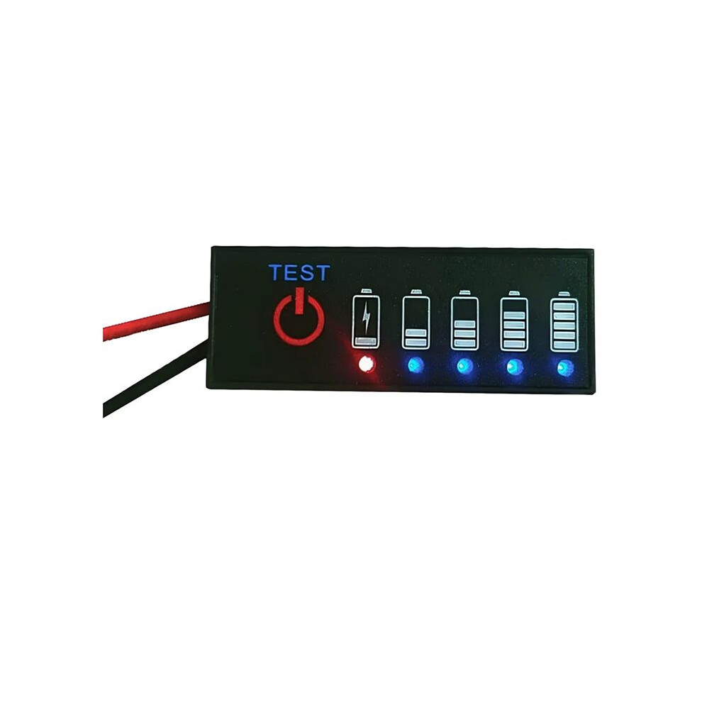 Battery Level Indicator Ternary Lithium Lead-Acid Capacity Display Tester Meter 3.7V Fully Charging 4.2V Black 4713224791642