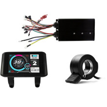 Controlador de Onda Sinusoidal Impermeable para Bicicleta Eléctrica, 48/52/60/72 V, 80 A, Tres Modos, con Pantalla LCD A Color UCK1, Piezas para