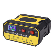 Universal Car Battery Charger 12v24v Intelligent Repair Motorcycle Battery Fully Automatic Fast Charger EU PLUG
