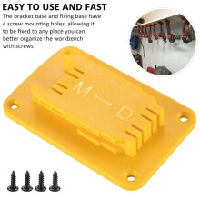 Supporto per Macchina con Supporto per Batteria da 5 Pezzi per Batteria Agli Ioni di Litio per da 14,4 V e 18 V, Supporto per Utensile da