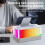 Multifunction Wireless Charger Pad Stand Speaker RGB Night Light 15W Fast Charging Station with Clock 6