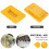 5 Pcs Battery Storage Rack Machine Holder for  14.4V 18V Li-Ion Battery Wall Mount Tool Bracket 5