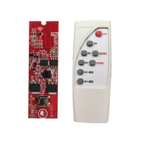 3.2V 3.7V Automatic Control Lamp Board with Remote Control Solar LED Driver Board Multi-Function Human Body Induction B 1