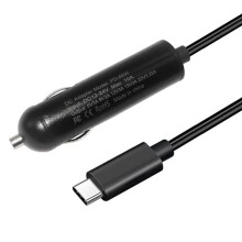 20V 65W Universal Car Charger Type C Car Charger Adapter Cigarette Lighter Power Supply Adapter for Laptop
