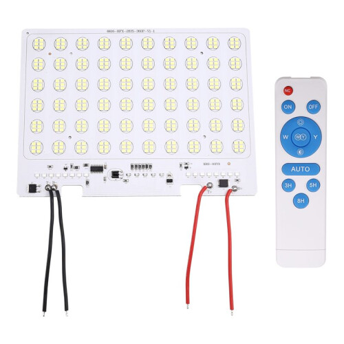 LED Light Board Lamp Beads Integrated Light Source Board with Flash 200W 3.2V 360 Beads Support Solar Board Battery DIY