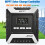 MPPT Solar Charge Controller 20A Solar Panel PV Regulator for 12V/24V/48V Lithium/Lead-Acid/Iron Phosphate Battery 7