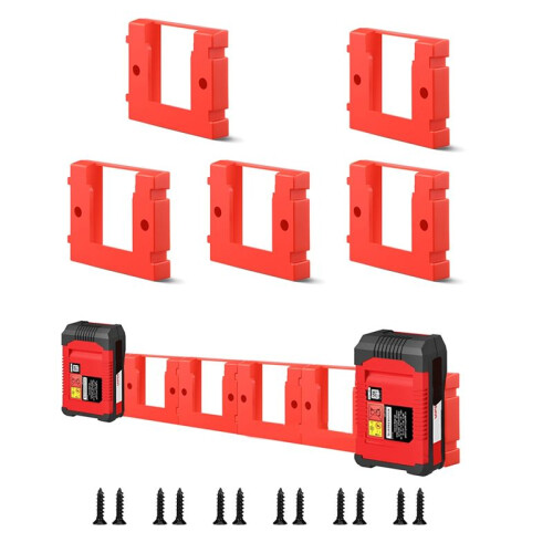 5Pcs Wall Mounted Battery Base Bracket for  Power X-Change Battery Holder Storage Fixing Accessories 2