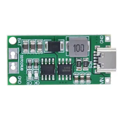 5PCS 3S 2A Type-C Step- Boost LiPo Polymer Li-Ion Charger 18650 Lithium Battery