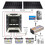 MPPT Solar Charge Controller 20A Solar Panel PV Regulator for 12V/24V/48V Lithium/Lead-Acid/Iron Phosphate Battery 4
