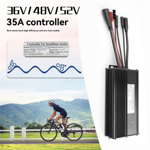 EBike Controller KT-35A 36/48V/52V 12 Tube Sine Wave Controller Waterproof Plug for Ebike Motor Conversion Accessories 2