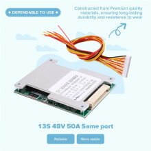 BMS 13S 48V 50A with Balance Li-Ion Battery Pack Protection Board Lithium Battery Balance Meter Into Circuit Board