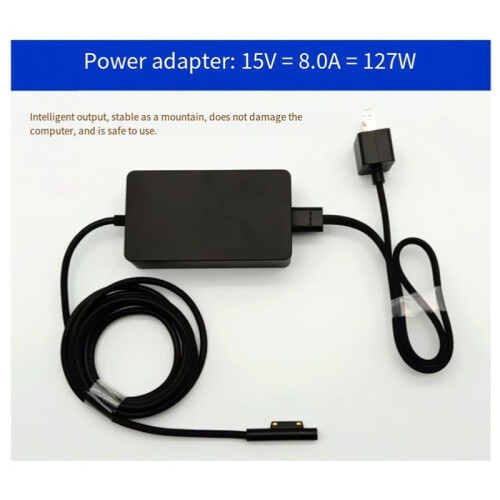 15V 8.0A Charging Power Adapter Cable for  Surface 127W Laptops, Direct Charging 1