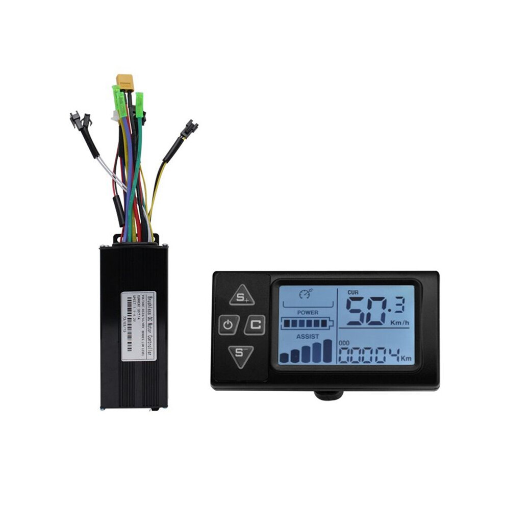 Ebike Sine Wave Waterproof Controller 36V/48V 30A 750W 1000W Three-Mode Controller With S861 Display 6032687727707