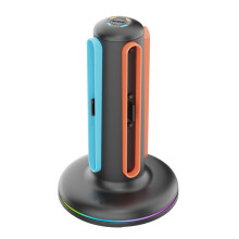 Magnetic 4-in-1 Charging Station 2 Fast Charging Dock for Controllers Stand for Switch2 Accessorie