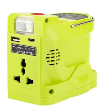 200W Li-Ion Battery Inverter LED Work Lamp USB Power Bank for  18V Li-Ion Nickel Battery P102 P103 P104 P107 P108 A