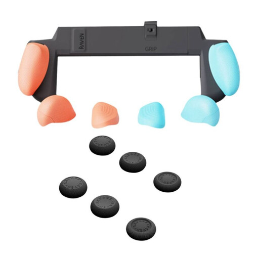 For Switch2 Case Plastic Grip Protective Shell+Joystick Caps Kit for  Switch2 NS2 Dust-Proof Cover Grip Case B