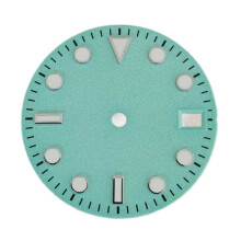 Watch Accessories Frosted Green Non-Logo Dial 28.5mm for NH35/36/4R/7S Core Night Glow Suitable for Men and Women