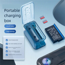 For X5 Fast Charging Charger Digital Display Charger Dual Charging Box Battery Portable Storage Box