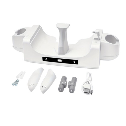 For /Meta Quest 3 Charging Dock,Headset Holder (with 2 Batteries), Wall Mount (Not Compatible with Quest 3S)