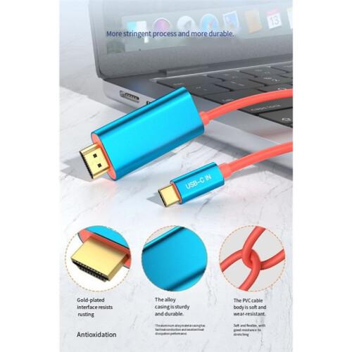 Adapter Charger Cable Type C to -Compatible  Laptop for      Accessories 2