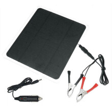 Carregador de Bateria Solar de 12 V, Kit de Carregamento de Bateria Solar À Prova D'Água para Carro,