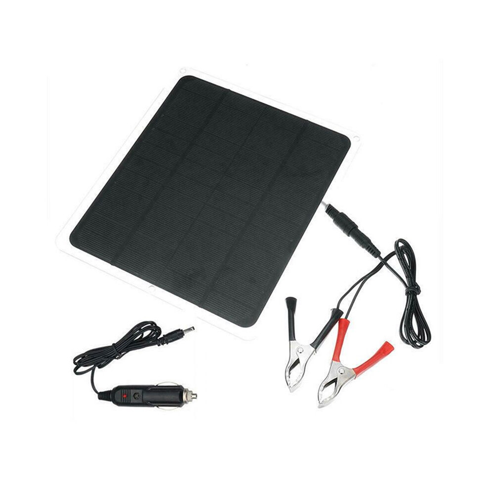 Solar Battery Trickle Charger Maintainer 12V Waterproof Solar Panel Trickle Charging Kit For Car Automotive Boat 4713155429676