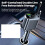 Autoladegerät-Adapter, Schnellladefunktion, USB-Typ-C-Autoladegerät mit Einziehbarem Typ-C-Kabel, Multi-Port-Autoadapter 5