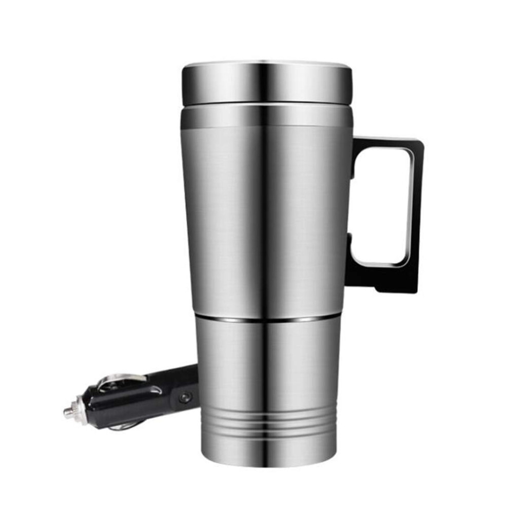 300Ml Car Electric Water Heater, 24V Stainless Steel Lighter Heated Travel Cup Car Cup Heater Insulated Bottles Water Milk Coffee Tea 9169991188089