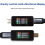 Power Meter Color Screen Fast Charging Tester Voltage and Current Meter 8A Gravitational Rotation Tester 3