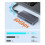 USB4 Dual Type-C Full-Function Data Cable 80Gbps Power Bank Short  PD240W Fast Charge 15cm Braided Process 5