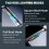 USB Hub for  Model Y Juniper Model 3 Highland 2025, RGB Light Docking Station Multi  Retractable Cable Charger 4