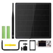 D5 Solar Node with 5V Solar Panel ESP32 LoRa 32 V3 for WiFi Meshtastic LoRaWAN Heltec ESP32 SX1262 LoRa Built in Battery