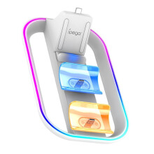 IPEGA Charging Dock for PS5 with 14 RGB Lighting Effects,3 Charg ,Charging Indicator PG-P5P03